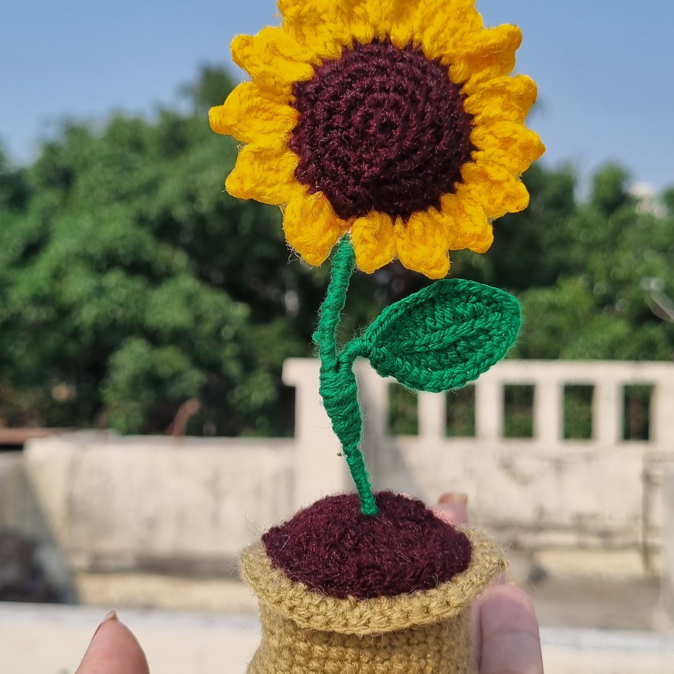 Sunflower Pot